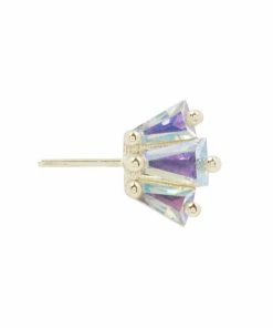 Buddha Jewelry Organics Gemma Trios Mercury Mist - Forward Facing