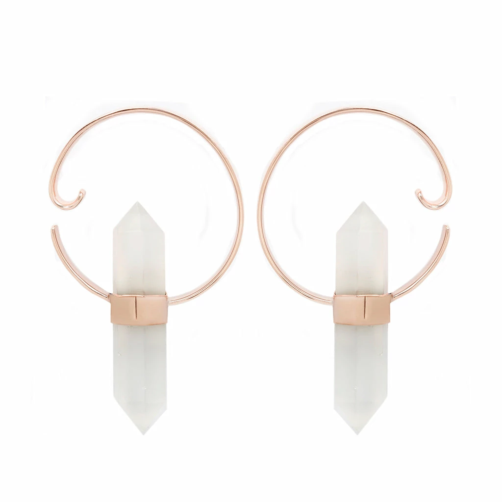 Buddha Jewelry Organics Alchemy Weights - Crystal Quartz + Rose Gold CQ Best Sellers 3 Buddha Jewelry Organics Alchemy Weights - Crystal Quartz + Rose Gold CQ Best Sellers