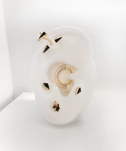 Buddha Jewelry Organics Daith Hypnotic - CZ - Clicker