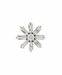 Buddha Jewelry Organics Conch Deliah Baguette Flower - CZ 10 Buddha Jewelry Organics Conch Deliah Baguette Flower - CZ