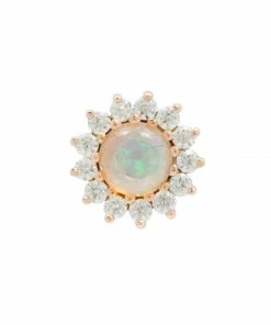Buddha Jewelry Organics Delphine Opal + CZ 11 Buddha Jewelry Organics Delphine Opal + CZ