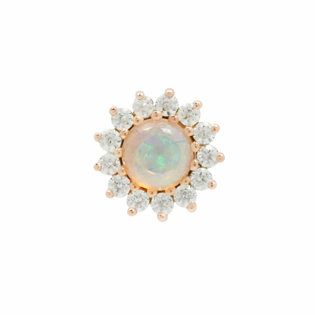 Buddha Jewelry Organics Delphine Opal + CZ 6 Buddha Jewelry Organics Delphine Opal + CZ