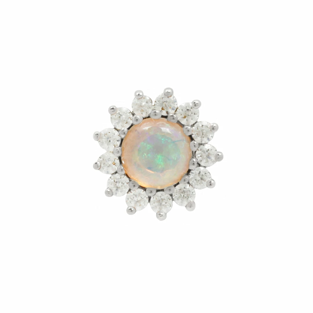 Buddha Jewelry Organics Delphine Opal + CZ 7 Buddha Jewelry Organics Delphine Opal + CZ