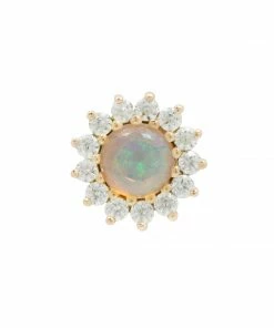 Buddha Jewelry Organics Delphine Opal + CZ 13 Buddha Jewelry Organics Delphine Opal + CZ
