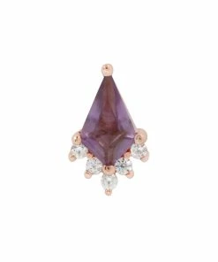 Buddha Jewelry Organics Noble - Amethyst + CZ Conch