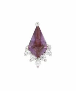 Buddha Jewelry Organics Noble - Amethyst + CZ Conch