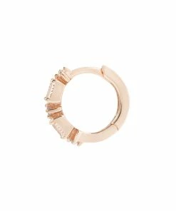 Buddha Jewelry Organics Euphoria Huggie - White Sapphire