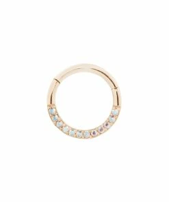 Buddha Jewelry Organics Daith Dia - Mercury Mist Topaz - Clicker