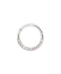 Buddha Jewelry Organics Daith Dia - Mercury Mist Topaz - Clicker 11 Buddha Jewelry Organics Daith Dia - Mercury Mist Topaz - Clicker