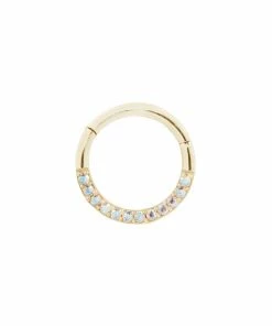 Buddha Jewelry Organics Daith Dia - Mercury Mist Topaz - Clicker 12 Buddha Jewelry Organics Daith Dia - Mercury Mist Topaz - Clicker