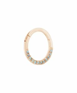 Buddha Jewelry Organics Daith Dia - Mercury Mist Topaz - Clicker 13 Buddha Jewelry Organics Daith Dia - Mercury Mist Topaz - Clicker