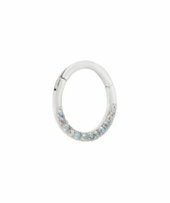 Buddha Jewelry Organics Daith Dia - Mercury Mist Topaz - Clicker 14 Buddha Jewelry Organics Daith Dia - Mercury Mist Topaz - Clicker