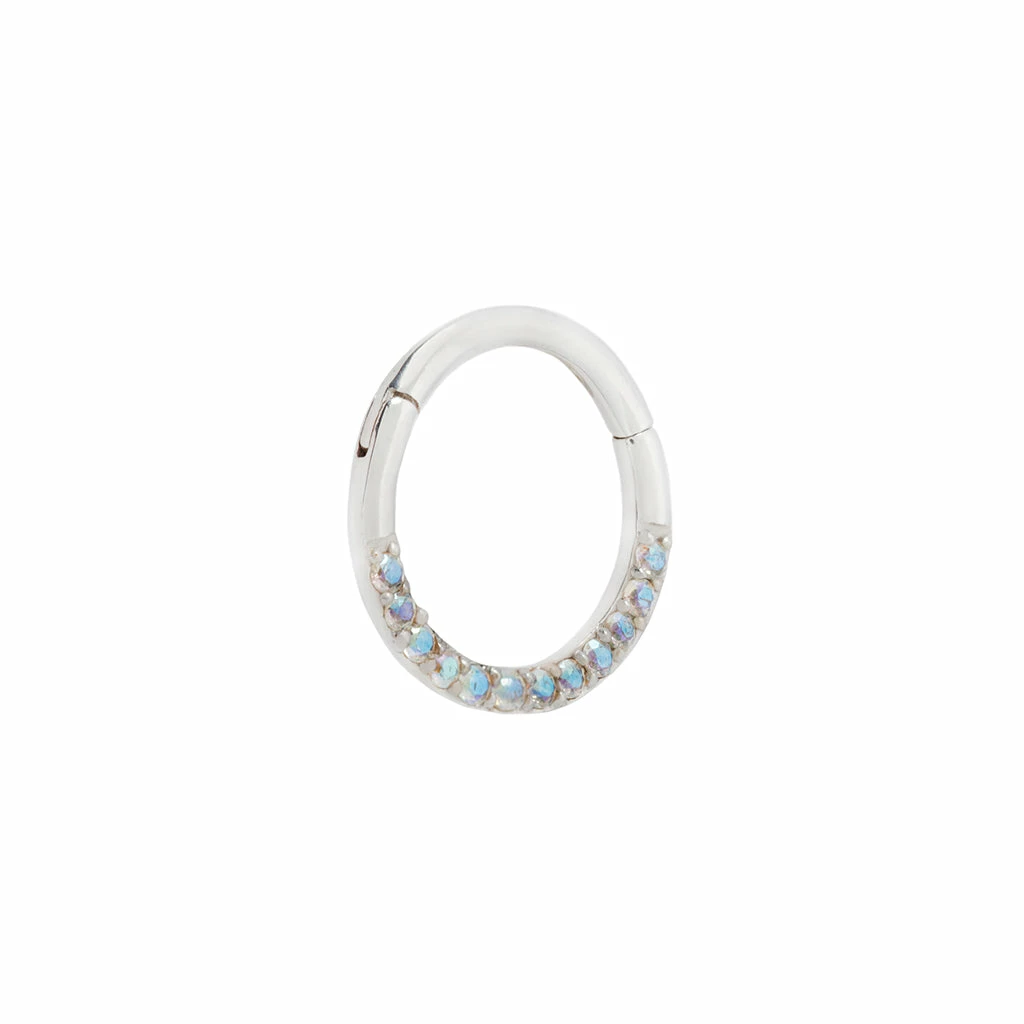 Buddha Jewelry Organics Daith Dia - Mercury Mist Topaz - Clicker 8 Buddha Jewelry Organics Daith Dia - Mercury Mist Topaz - Clicker