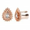 Buddha Jewelry Organics Aja Plugs - Rose Gold Plated - CZ