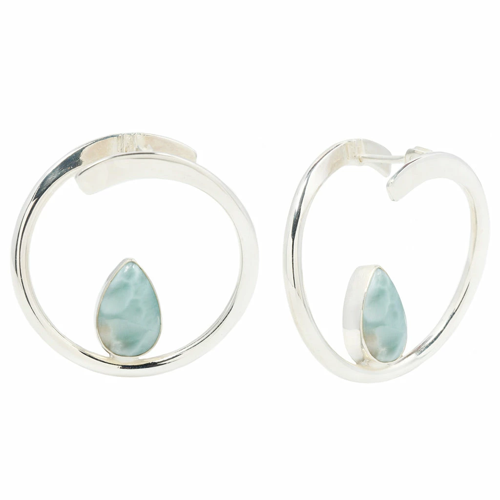 Buddha Jewelry Organics Stay Sexy Earrings -Larimar Gemstones 4 Buddha Jewelry Organics Stay Sexy Earrings -Larimar Gemstones