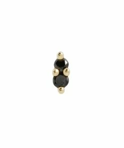 Buddha Jewelry Organics Lip, Labret + Philtrum Mishka 2 - Black Diamond