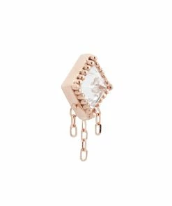 Buddha Jewelry Organics The Hustle - CZ + Chain - Threadless End