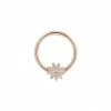 Buddha Jewelry Organics Daith Eloise CZ Seamless Ring