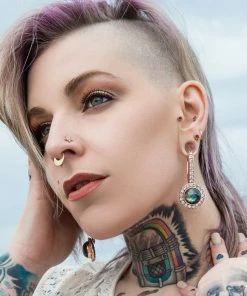 Buddha Jewelry Organics Haute - Solid 14kt Gold Seam Ring Daith