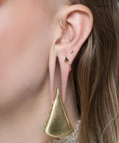 Buddha Jewelry Organics Solid Gold Triangle