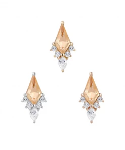 Buddha Jewelry Organics Afterglow - Citrine + CZ Conch