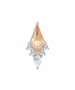 Buddha Jewelry Organics Afterglow - Citrine + CZ Conch