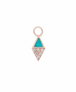 Buddha Jewelry Organics Almost Famous Charm - Turquoise + CZ
