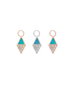 Buddha Jewelry Organics Almost Famous Charm - Turquoise + CZ