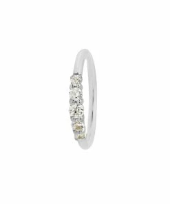 Buddha Jewelry Organics Brigitte CZ Seamless Ring Daith