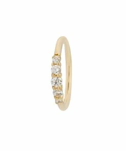 Buddha Jewelry Organics Brigitte CZ Seamless Ring Daith