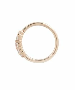 Buddha Jewelry Organics Brigitte CZ Seamless Ring Daith