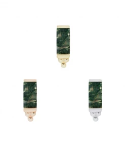 Buddha Jewelry Organics Conch Dior - Moss Agate