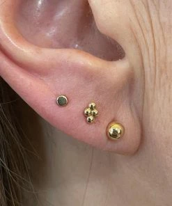 Buddha Jewelry Organics Conch Solid Gold Disk