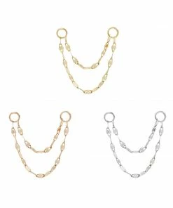 Buddha Jewelry Organics Chains Double Tile Chain