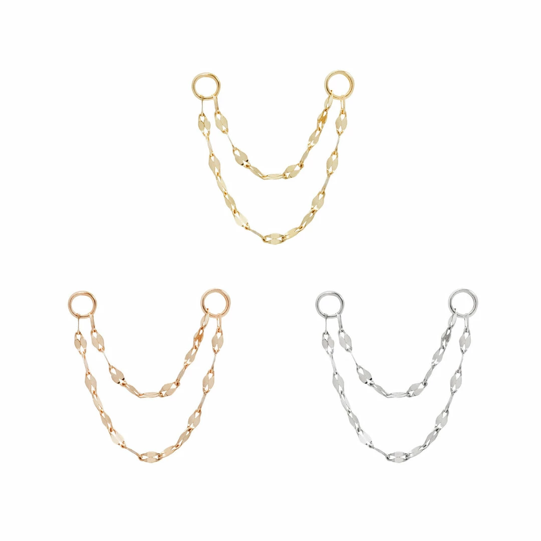 Buddha Jewelry Organics Chains Double Tile Chain 4 Buddha Jewelry Organics Chains Double Tile Chain