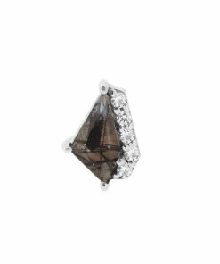 Buddha Jewelry Organics Conch Elevate - Tourmalated Quartz + CZ 8 Buddha Jewelry Organics Conch Elevate - Tourmalated Quartz + CZ