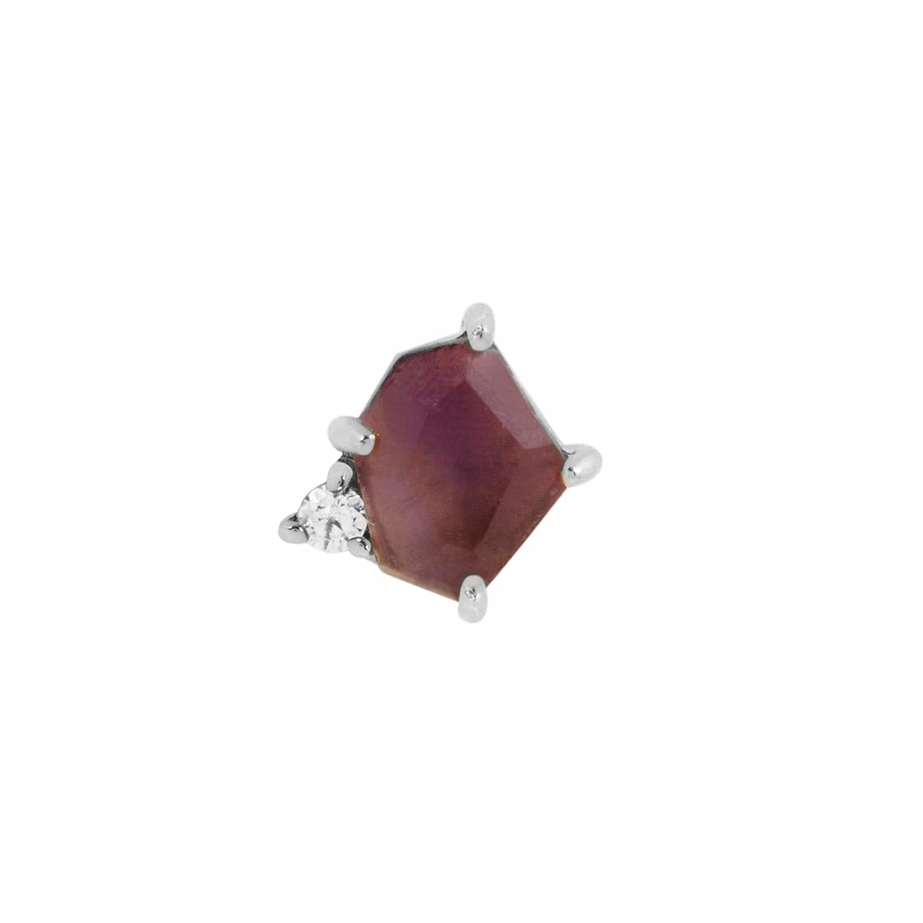 Buddha Jewelry Organics Elicit - Amethyst + CZ Conch 5 Buddha Jewelry Organics Elicit - Amethyst + CZ Conch