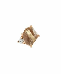 Buddha Jewelry Organics Conch Elicit - Rutilated Quartz + CZ