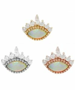 Buddha Jewelry Organics Enchant - Opal + CZ Conch