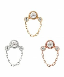 Buddha Jewelry Organics Halston - Genuine Diamond + Chain