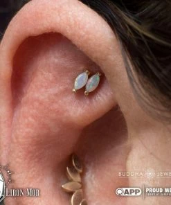Buddha Jewelry Organics Double Zuri Marquise Opal 11 Buddha Jewelry Organics Double Zuri Marquise Opal