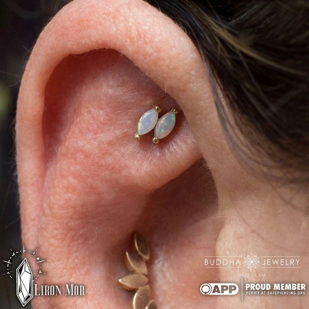 Buddha Jewelry Organics Double Zuri Marquise Opal 7 Buddha Jewelry Organics Double Zuri Marquise Opal