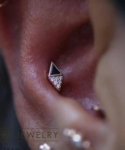 Buddha Jewelry Organics Conch Almost Famous - CZ + Black Agate