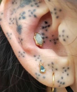 Buddha Jewelry Organics Pump Up The Volume - Aquamarine Lip, Labret + Philtrum