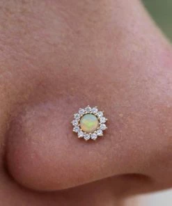 Buddha Jewelry Organics Delphine Opal + CZ