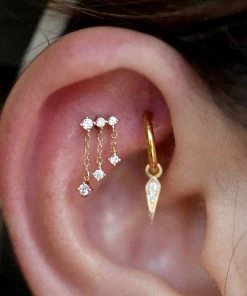 Buddha Jewelry Organics Cascade - CZ Helix