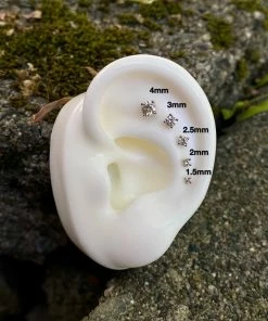 Buddha Jewelry Organics Swarovski Crystal Prong Conch