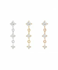 Buddha Jewelry Organics Kiera - CZ - Threadless End Helix