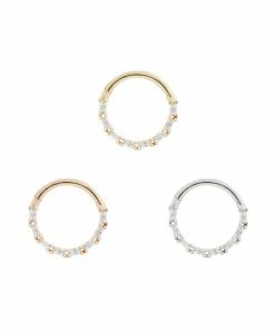 Buddha Jewelry Organics Loved - CZ - Clicker Daith