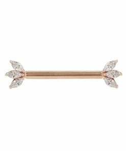 Buddha Jewelry Organics Moet CZ - Forward Facing - Threadless End Nipple